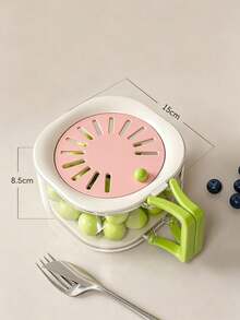 3pcs/Set 2-In-1 Double Layer Colander, 100% Fruit Strainer Container With Folding Handle, Suitable For Fruits And Vegetables, Multi-Functional Food Strainer, Kitchen Gadget, Thickened Fruit Bowl, Mini Home Set, Kitchen Gift - One Size Fits All - View 15