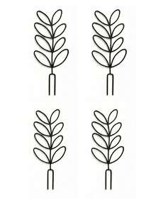 4pcs Creative Green Plant Pot Support, Climbing Frame, Gardening Flower Plant Fixing Rack - Multicolor - View 12