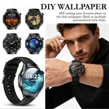 2026 HD Round Screen Smart Watch, Fashionable Strap, Fashionable Digital Watch, Supports Call And Music Control, Unisex Sports Watch - Multicolor - View 7