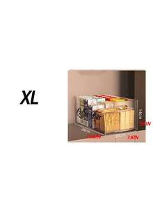Multi Functional Transparent Large Capacity Plastic Coffee Storage Box, Transparent Plastic Storage Can, Printed With Coffee Related Letter Patterns, Suitable For Kitchen And Countertop Organization, Is An Ideal Gift For Coffee Enthusiasts, Staff, - Multicolor - View 15