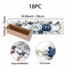 1pc Thanksgiving Sink Faucet Absorbent Mat, Multicolor Pumpkin Pattern, Drainage Mat, Suitable For Kitchen, Bathroom Sink, Countertop, Drainage Mat, Diatomaceous Earth Material, Trimmable, Quick-Drying Mat - Multicolor - View 12