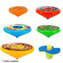 5pcs/Set Mainan Putar Berwarna-warni Berlapis, Dapat Dimainkan dan Dipertandingkan, 5 Mainan Putar yang Dapat Ditumpuk, Hadiah Ulang Tahun, Liburan, dan Pesta - acak - View 9