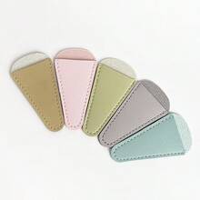 1PC Simple Soft PU Leather Nail Tool Protective Cover, Cuticle Scissors Tweezers Steel Pusher Anti-Drop Sleeve, Nail Salon Tool Case, For Daily Nail Tool Storage And Salon Use - Multicolor - View 10