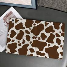 1件復古棕色牛紋平板翻蓋保護殼，附筆槽，相容 iPad 10代 Smart Case/Air 13(M3 2025)/Air 11/11(A16 2025)，相容 OPPO Pad、MatePad、Pad、Honor Pad、Pad - 彩色 - 查看 3