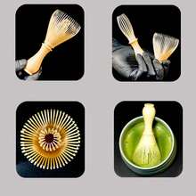 1/3pcs Plastic Matcha Whisk, Coffee Accessories, Latte Baking Cooking Tea Ceremony Matcha Brush, Heat Resistant Durable Easy To Clean, Home Matcha Tools, Matcha Accessories - Multicolor - View 3