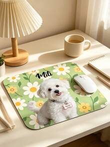 Personalized Custom Pet Mouse Pad, Custom Pet Photo And Portrait Desk Mat, Personalized Dog And Cat Image Mouse Pad, Computer Desktop Accessory, Gift For Family, Friends And Pet Lovers, Suitable For Christmas, Birthday And Holidays - Multicolor - View 8