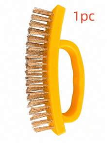 Stainless Steel Wire Brush Rust Removal Tool, Heavy Duty Metal Cleaning Brush, Suitable For Kitchen Grease, BBQ Grill, Range Hood, Floor Scrubbing, Multi-Functional Durable Cleaning Accessory - Multiple Styles - View 12