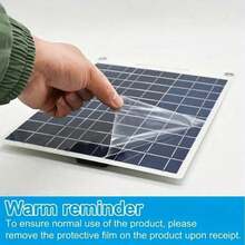 10W High Efficiency Portable Solar Panel 1pc Rechargeable USB Output Solar Charger Lightweight Outdoor Power Supply Suitable For Camping Travel Emergency Compatible With Phones Flashlights Small Digital Devices - Black - View 9