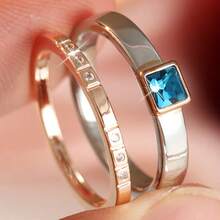 Exquisite Women's Ring Set, Suitable For Daily Casual And Commuting Scenes, Atmospheric Personalized Rings - Silver - View 2
