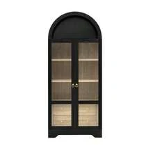 Highboard With Adjustable Shelves And Drawers - Black - View 6