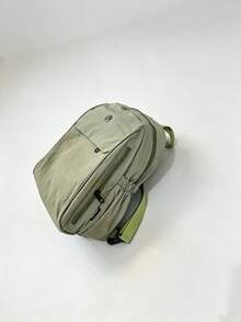 Real Shot Solid Color Unisex Outdoor Backpack, Compact Design, Multi-Pocket Multi-Zipper, Random Zipper Pull - Multicolor - View 7