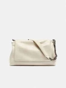 New Women's Large Capacity Fashion Chain Handbag Square Bag Versatile Oil Wax Soft Leather Commuter Bag Versatile Shoulder Underarm Bag - Multicolor - View 9
