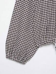 Liorin Autumn New Women's European And American Style Fashion Minimalist Versatile Slimming Loose Plaid Jacket - Brown - View 9