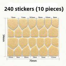 Odorless Waterproof Transparent Strong Adhesive Breathable Nail Stickers, Premium Material, Suitable For Gel Nails, Women's Nail Care Product - Multicolor - View 12