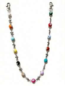 Corrente de Cintura com Dados Coloridos da Sorte 2026, Acessório de Luxo Unissex da Moda Hip Hop, Chaveiro Minimalista Versátil [Envio com Ordem de Cores Aleatória] - Multicolorido - Visão 9