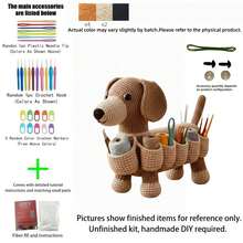 1pc Dachshund/Sheep/Cat Sofa Hanging Bag Crochet Set (Materials Only, Simple Hand Crochet Required), DIY Kit For Beginners, Includes Step-By-Step Guide And English Instructions, Home Decor Design, Birthday And Holiday Gift - DIY Crochet Kit - View 16