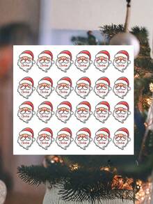 1/10/25/50/100pcs Customized Santa Claus Name Stickers, Personalized Christmas Gift Labels, Christmas Stickers, Customized Name Labels For Christmas, Used For Christmas Gift Packaging Decoration, Christmas Decoration, Personalized Gift Stickers Labels, Suitable For Friends And Family - Multi-color-name - View 3