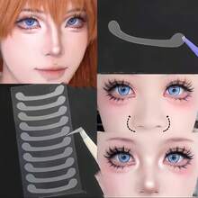 200 Stickers, New Invisible Nose Lift Tool, Exquisite Clear Nose Shaping Stickers Suitable For Small And Narrow Noses, Nose Stickers, Nose Lift Tool, Comes With Tweezers Of Random Color, Nose Nose Nose - Multicolor - View 2