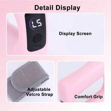 Electric Body Fascia Ring Fitness Massage Ring Vibration Body Shaping Massager Abdomen Belly Waist Deep Tissue Massage Device - Purple - View 6