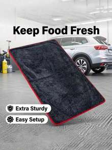 XXL Extra Large Microfiber Car Drying Towel With Twisted Loop Design - Ultra-Absorbent Thickened Technology For Cars, Trucks, Boats - Red & Gray Detail Cloth, Professional Appearance | High Absorbency Material - Car Cleaning Cloth - View 6
