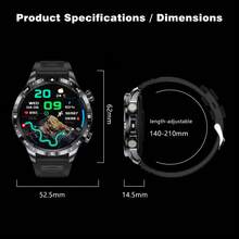 SENBONO LED Flashlight Smart Watch For Men, 1.7-Inch Touch Screen, Answer/Make Call, 1000mAh Battery, Heart Rate/Sleep Monitoring, Fitness Tracker, Activity Tracker, Message Reminder Smartwatch, Best Gift For Men Women Family - View 10