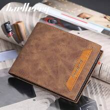 Baellerry Men's Wallet Korean Style Open Design Multi-Slot Card Holder Slim Soft PU Leather Fashion Coin Purse - Multicolor - View 9