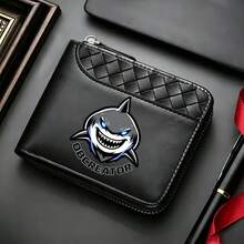1pc Men's Luxury PU Wallet | Black, Zipper Closure, Multiple Card Slots, Large Capacity, Stitched Design - Perfect Gift For Father, Husband, Brother - Multicolor - View 28