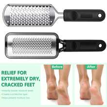 A Combination Of Professional Foot Grinding Files And Calluses Removal - Made Of Stainless Steel Material With An Ergonomic Handle That Can Easily Remove Hard Skin, Calluses, And Dryness, Making Your Feet Soft And Smooth - Multicolor - View 2