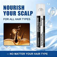 SUMIFANG Deoxyribose Scalp Serum, Enriched With Biotin And Caffeine, Deeply Nourishes Scalp And Strengthens Hair Roots, Targeted For Fine, Fragile And Thinning Hair, Convenient Rollerball Applicator, Suitable For All Hair Types, 15ml - Full Size - View 7