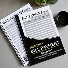 Bill Payment Tracking & Budget Planning Notebook, 48-Month Monthly Expense Record Book With Due Date, Paid Amount, Unpaid Balance And Notes, Spiral Bound Financial Record Book For Home Office Money Management - 1 Pc - View 7