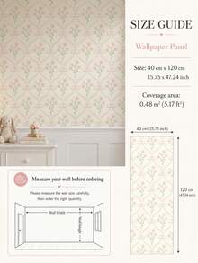 SUPSTICKER Matching Floral & Stripe Peel And Stick Wallpaper Collection, Self-Adhesive Removable Wallpaper For Living Room, Bedroom & Entryway, Choose Your Pattern - 1PC - View 25