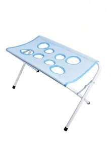 1pc Dog Grooming Restraint Stand Anti-Escape Breathable 8 Holes | Restraint Puppy Grooming Table Cat Puppy Nail Trimming Teeth Cleaning Bathing Stand - Blue (60*40*31cm) - View 10