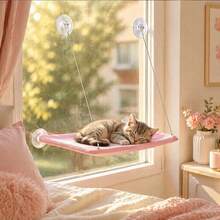 Cat Hammock Hanging Cat Bed Cat Nest Kitten Climbing Frame Sun Window Seat Bed Weight Capacity 15kg - one-size - View 8