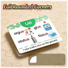 1 Set Children's English Phonics Learning Flash Cards, Educational Cognitive Game Toy, Memory Training - Multicolor - View 7