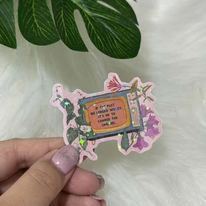 The Morning Glory TV Is A "Gentle Yet Powerful" Healing Sensation. Vinyl Sticker - Suitable For Cars, Windows, Laptops, Trucks, Water Bottles - Versatile And Durable Design, Car Decal