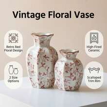 Chinese Style Ceramic Blue And White Porcelain Vintage Living Room Entryway Room Fresh Flower Hydroponic Decoration Elegant New Arrival - Vase - View 2