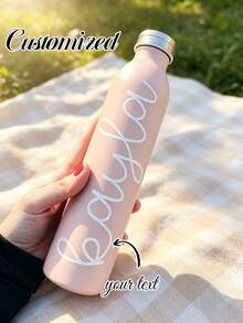 1/6/12pcs Customized Personalized Crystal Name Stickers/Transfer Stickers, Name Labels, 4 Sizes Available, Multiple Colors, Back To School Essential, Suitable For Water Bottles, Insulated Cups, Lunch Boxes, Notebooks, For Students, Teachers, Parents - Multicolor - View 3