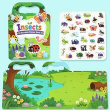 Reusable DIY Sticker Book For Kids, Multi-Scene Multi-Theme Bubble Stickers, Creative Jelly Stickers, Portable Quiet Busy Sticker Book - Multicolor - View 14