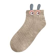 1 Pasang Kaos Kaki Kasual Olahraga Luar Ruangan, Kaos Kaki Wanita - MultiWarna - View 11
