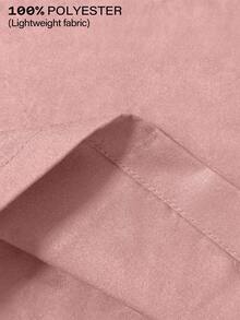 BAIQIANSHI Pink Button Pocket Elegant Casual Commute Minimalist Cute Y2K Loose Wide Leg Straight Non-Stretch Lightweight Soft Comfortable Plus Size Cargo Pants Teacher's Day Thanksgiving Back To School Graduation Outing Vacation Club Office Formal Occasion Gym Beach School Birthday Party Travel Country Music Concert Airport Spring Summer Autumn Winter - Pink - View 7