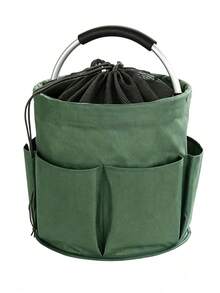 Multifunctional 6-Compartment Folding Storage Basket With Handle, Suitable For Picnic, Beach Or Toiletries Storage, Applicable For Travel, Home, Camping, Gardening And More, Durable And Sturdy - Multicolor - View 18