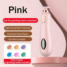 7pcs Portable Electric Baby Nail Clipper Set, Baby Nail Clippers, For Children, 6 Grinding Heads, Quiet Design, Nail Clippers Specially Designed For Newborns - Multicolor - View 15