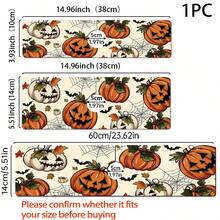1pc Halloween Faucet Cover, Create Holiday Atmosphere, Bathroom Faucet Splash Guard, Pumpkin Pattern Faucet Mat, Kitchen Countertop Accessory, Kitchen Dining Table Accessory, Halloween Sink Moisture-Proof Absorbent Mat, Absorbent Drainage Mat, Multi-Functional Absorbent Non-Slip Mat - Multicolor - View 6