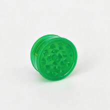 1PC, Multi-Color Optional Mini Plastic Grinder, Double-Layer Detachable Manual Crushing Tool, Portable Two-Layer Plastic Grinding Box, Magnetic Closure Transparent Shell Manual Crushing Tool, Multi-Color Optional - View 8