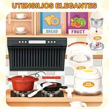 Set de maquetas de casas para construir una minihamburguesería, restaurante de comida rápida en miniatura, juguete para manualidades. - Multicolor - Ver 4