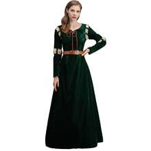 Brave Legend Cosplay Costume Melinda Princess Dress Cosplay Costume Halloween Cosplay Dress Queen Costume - Green - View 7