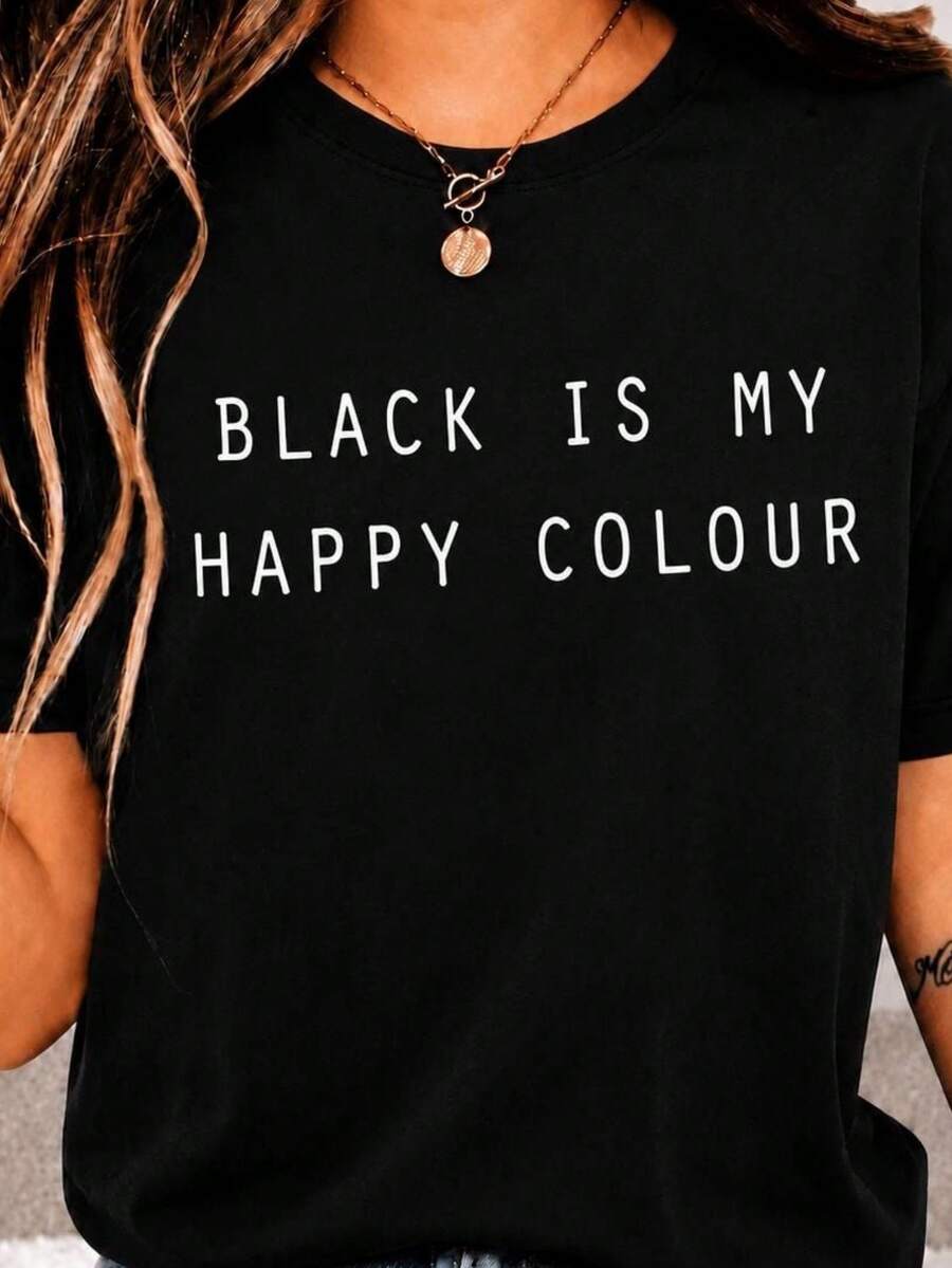 Women T-Shirts - Black - View 1