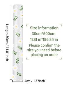 A Drawer Waterproof And Moisture-Proof Pad With A Leaf Flower Pattern In 1 Roll, Made Of Non Stick And Odorless EVA Plastic Material, Multifunctional And Can Be Cut, Used In Cabinets, Refrigerators, Drawers, Dining Tables, And Multiple Scenarios - View 9