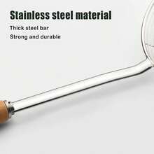 Spider Strainer With Wood Handle - 5.5 Inch Fryer Scoop - ColorA - View 6