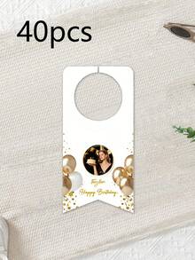 Customized Water Bottle Labels, Personalized Name And Event Date, Elegant Decoration, Suitable For Weddings, Parties, Birthdays And Christenings, Ideal Gifts For Brides, Grooms And Guests, Perfect For Receptions, Bridal Showers, Engagements, Also As Toast And Souvenir Labels - Multicolor - View 60